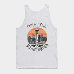 Seattle Washington Vintage Tank Top